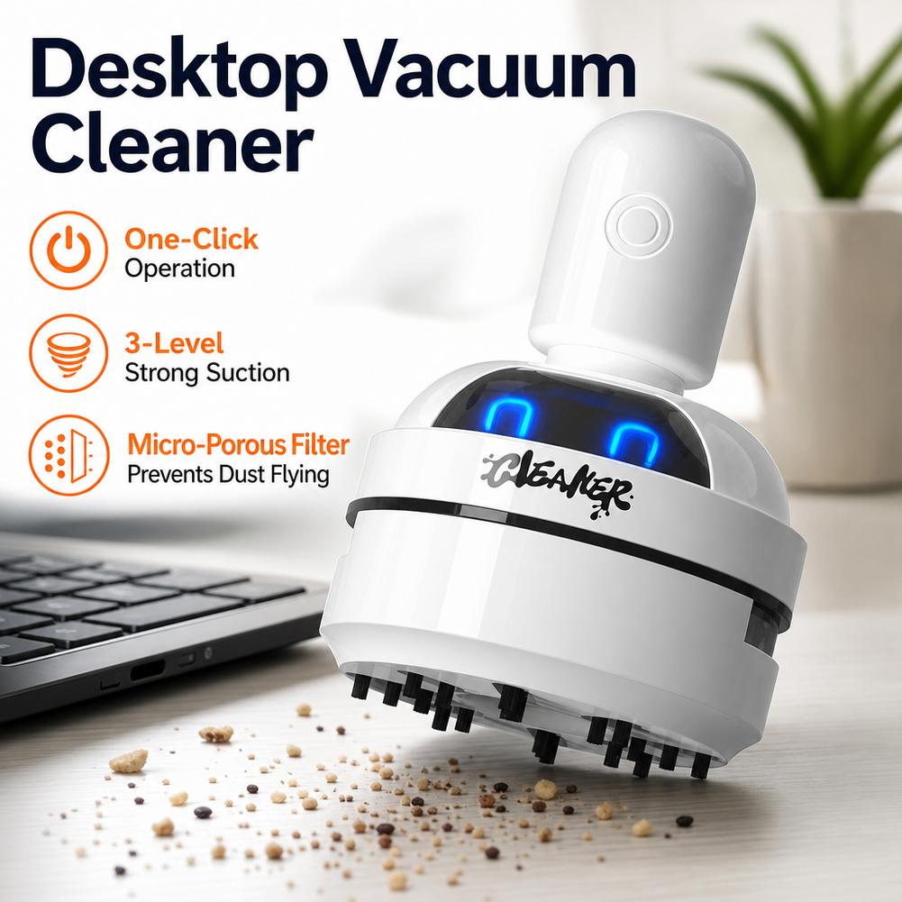 Portable Mini Desk Vacuum Clea - Mini Desktop Vacuum Cleaner For Eraser Dust ulasan dan harga
